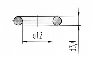 Кольцо уплотнительное Д131.00.46    (Д100-01-046; 6Д49.173.12)